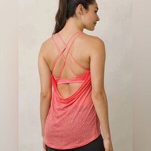 Prana Women’s Mika Strappy Tank Top in Summer Peach - Small